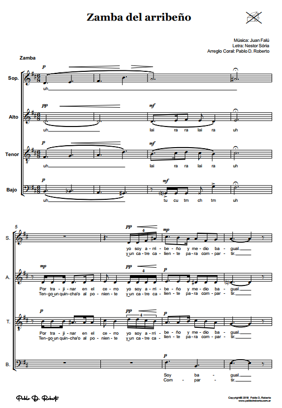 Zamba del arribeño