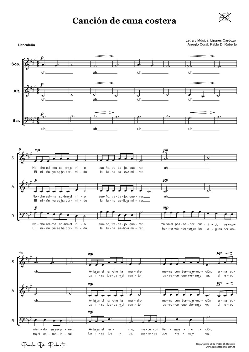 Canción de cuna costera